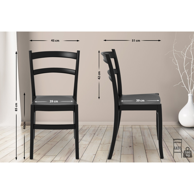 Chaise Tiffany noire
