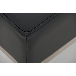 Banquette 3 places Lamega 40x120 noir