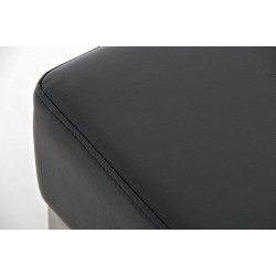 Banquette 3 places Lamega 40x120 noir