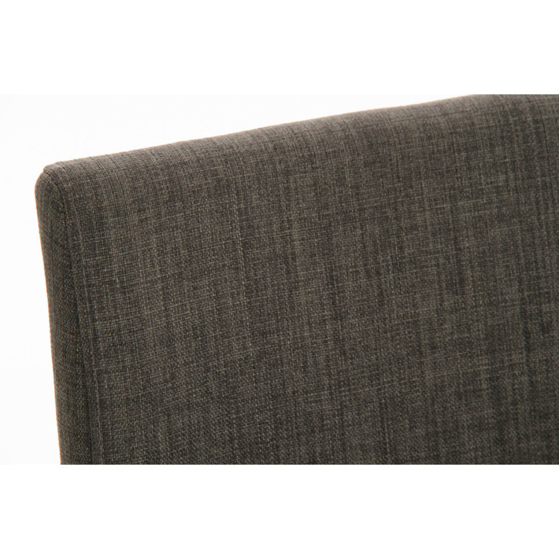 Tabouret de bar Panama E tissu gris foncé