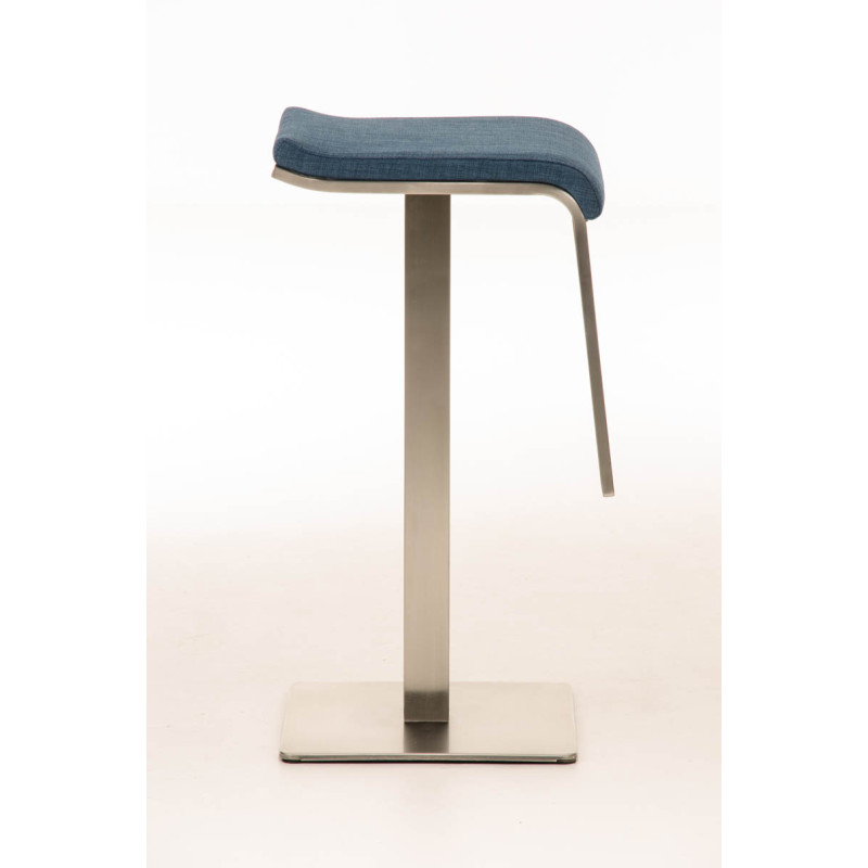 Tabouret de bar Lameng tissu E78 bleu