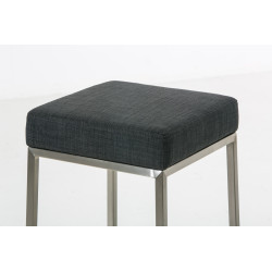 Tabouret de bar Montréal E80 tissu gris foncé