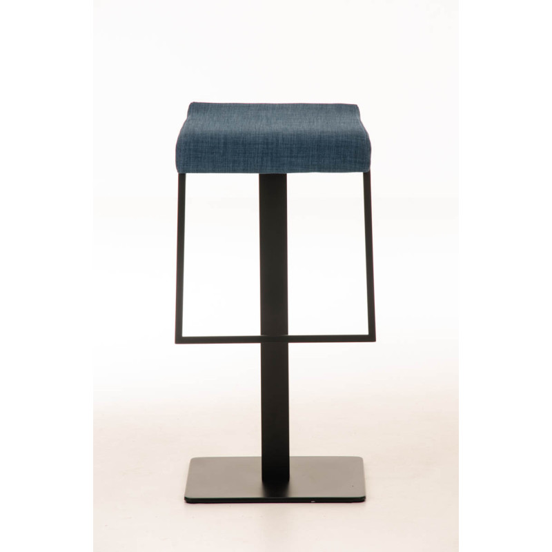 Tabouret de bar Lameng tissu B78 bleu