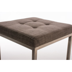 Tabouret Barci TISSU gris