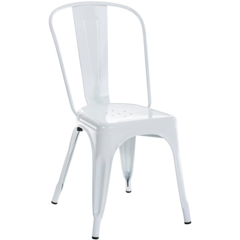 Chaise Benedict blanche