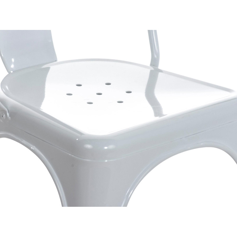 Chaise Benedict blanche