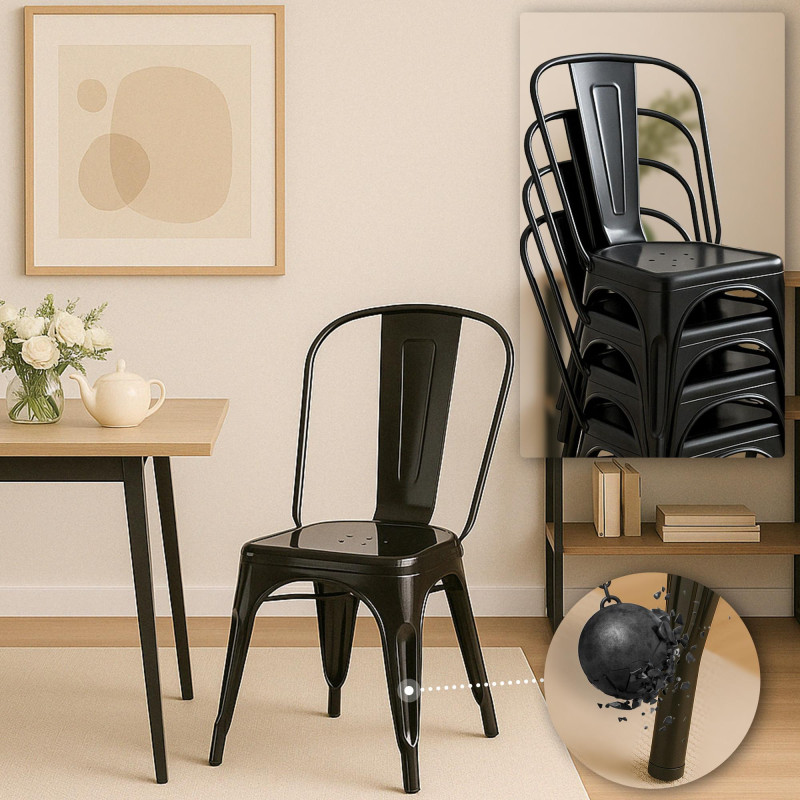 Chaise Benedikt noire