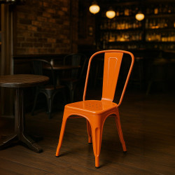 Chaise Benedikt orange