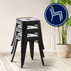 Tabouret Armin noir