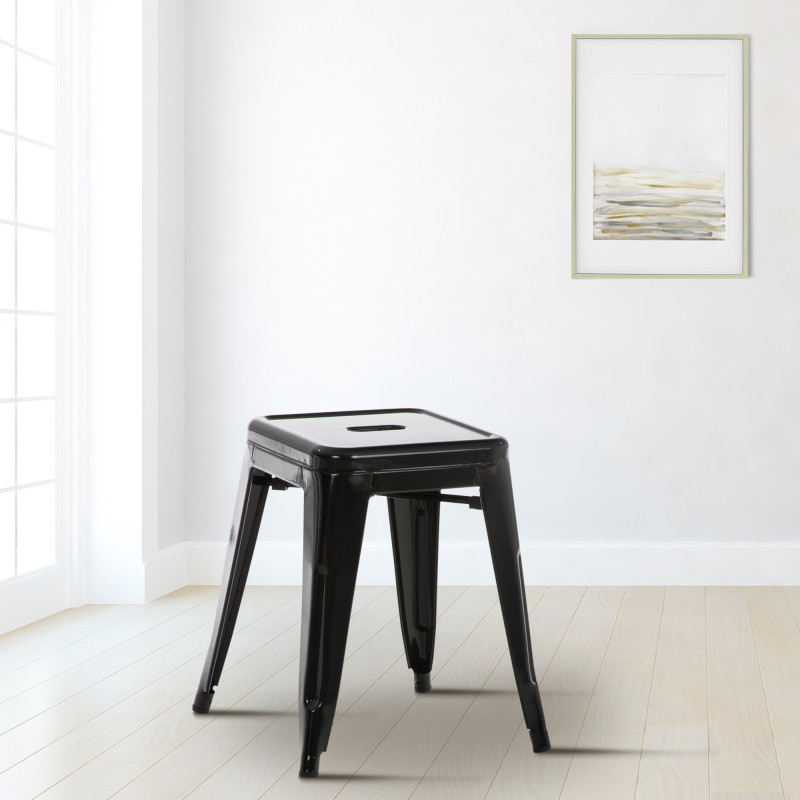 Tabouret Armin noir