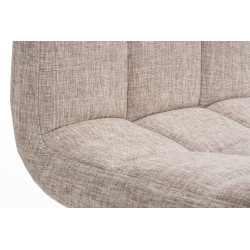 Tabouret de bar Pérou TISSU C crème