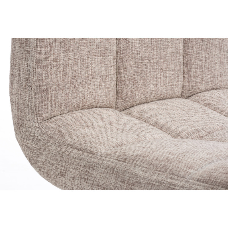 Tabouret de bar Pérou TISSU C crème