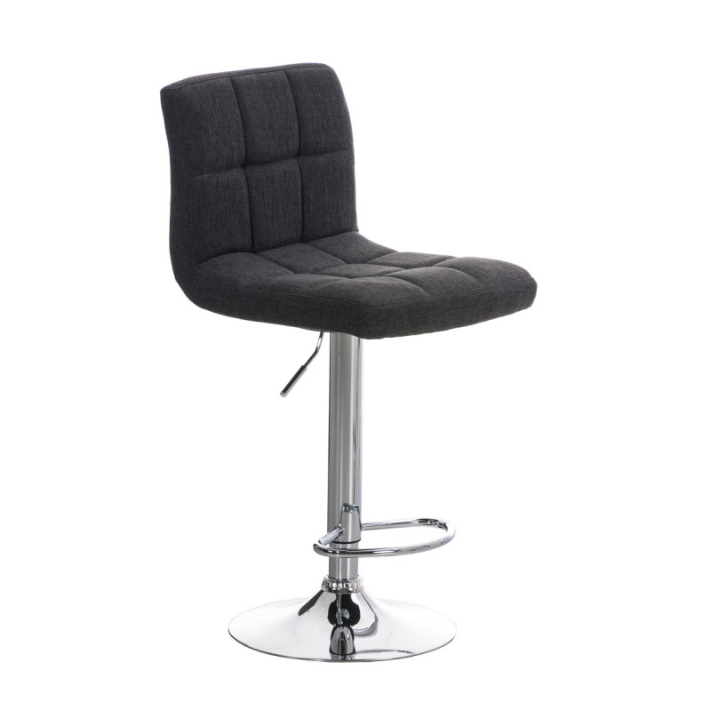 Tabouret de bar Pérou FABRIC C gris foncé