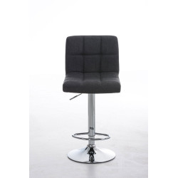 Tabouret de bar Pérou FABRIC C gris foncé