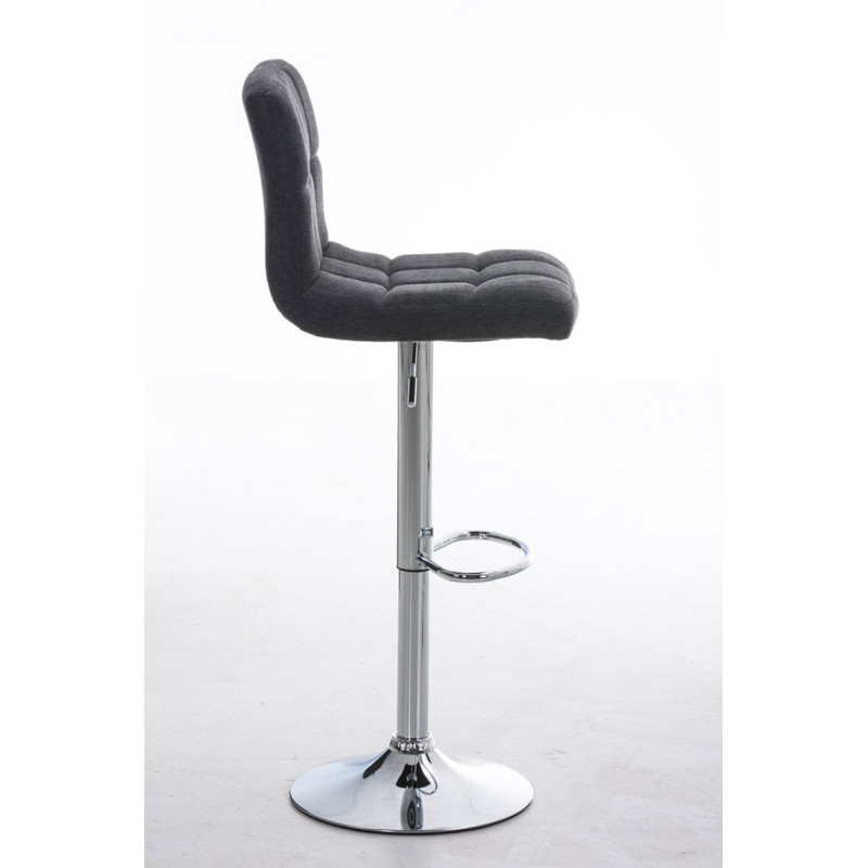 Tabouret de bar Pérou FABRIC C gris foncé
