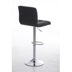 Tabouret de bar Pérou FABRIC C gris foncé