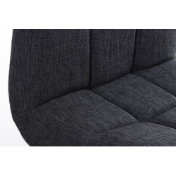 Tabouret de bar Pérou FABRIC C gris foncé