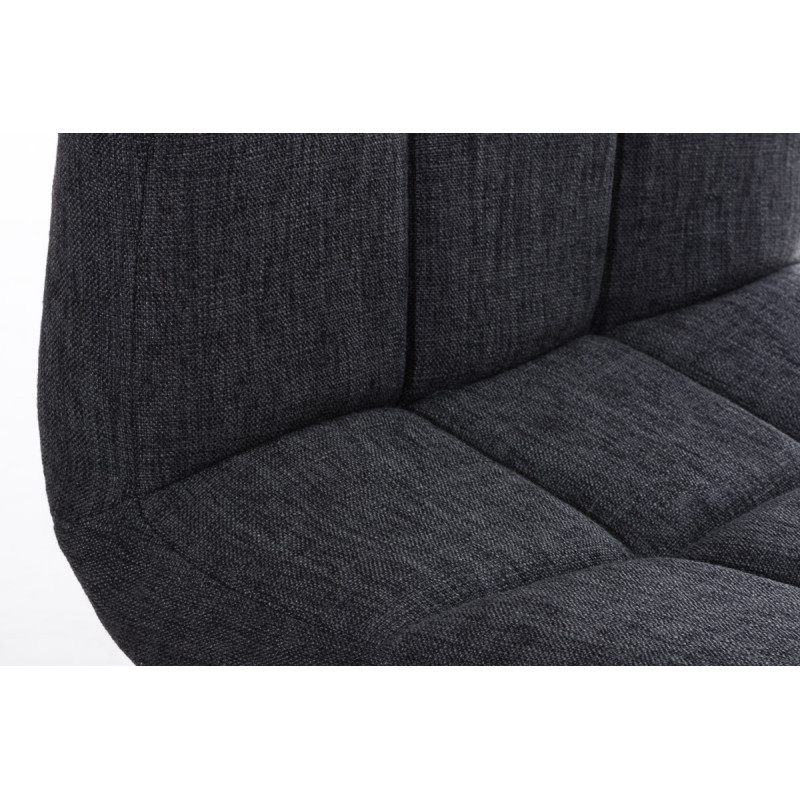 Tabouret de bar Pérou FABRIC C gris foncé