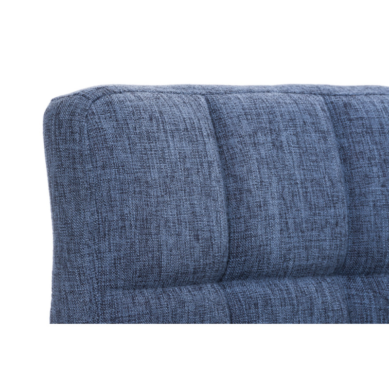 Tabouret de bar Pérou TISSU C bleu