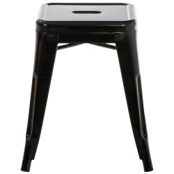 Ensemble de 4 tabourets Armin en noir