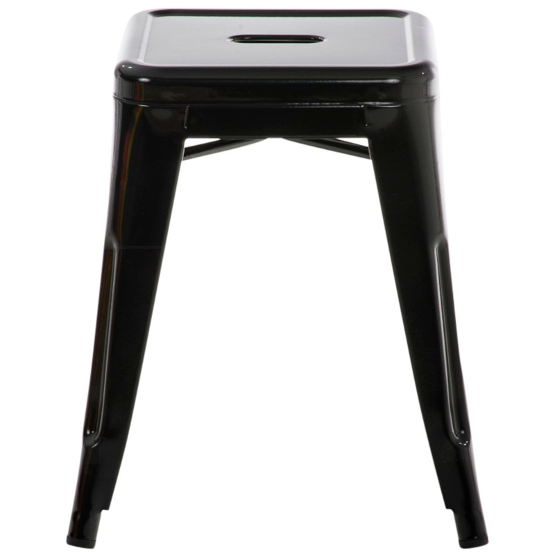 Ensemble de 4 tabourets Armin en noir