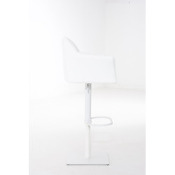 Tabouret de bar Damaso W blanc