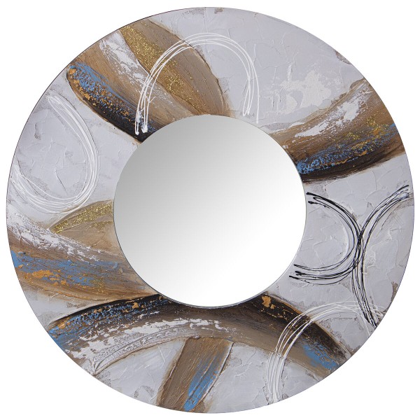 Miroir mural Alexandra House Living Bois 1 x 72 x 79 cm Rond