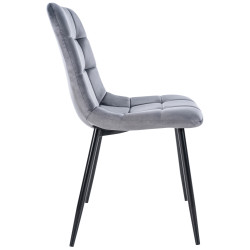 Chaise de salle à manger Antibes | gris foncé