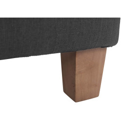 Tabouret Pharaon, gris clair foncé antique