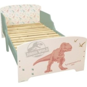 Lit Dinosaures avec sommier a lattes - Jurassic World - FUN HOUSE - 140 x 70 cm