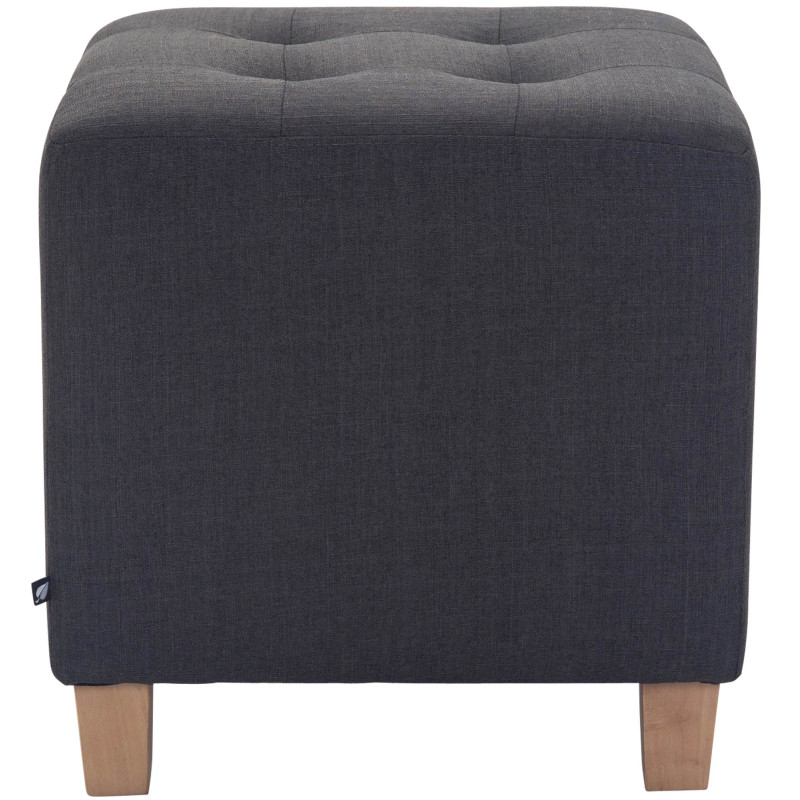 Tabouret Pharaon, gris clair foncé antique