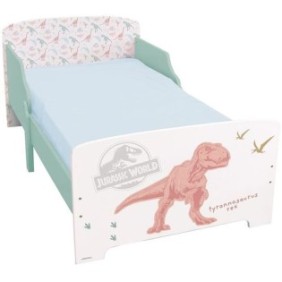 Lit Dinosaures avec sommier a lattes - Jurassic World - FUN HOUSE - 140 x 70 cm