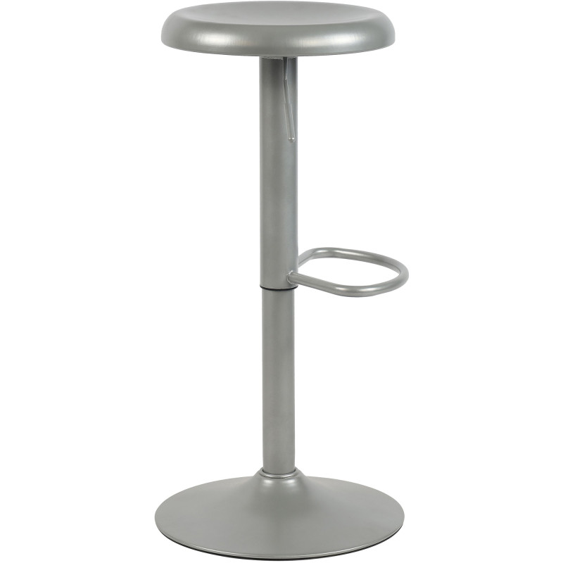 Tabouret de bar argenté Williston