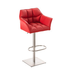 Tabouret de bar Damaso E rouge
