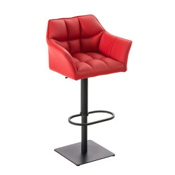 Tabouret de bar Damaso B rouge