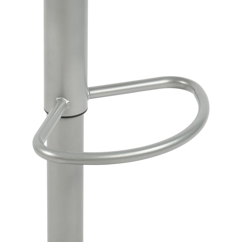 Tabouret de bar argenté Williston