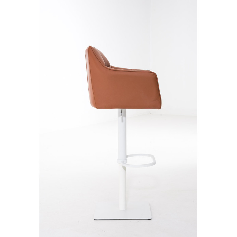 Tabouret de bar Damaso W marron clair