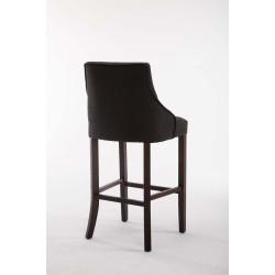 Tabouret de bar Innsbruck tissu antique gris foncé