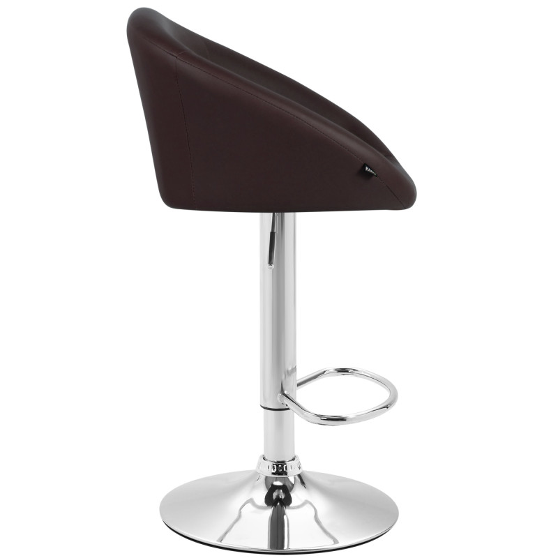 Tabouret de bar Miami V2 C marron