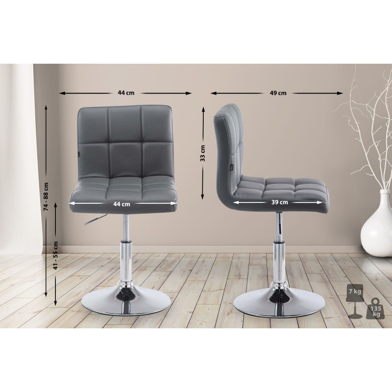 Chaise longue Palma V2 grise