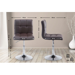 Chaise longue Palma V2 marron