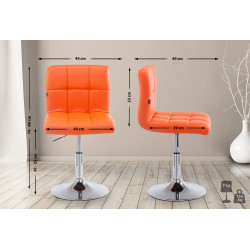Chaise longue Palma V2 orange