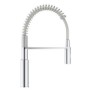 GROHE Robinet évier de cuisine Get, mitigeur monocommande 2 jets, robinet avec douchette extractible professionnelle, 30361000