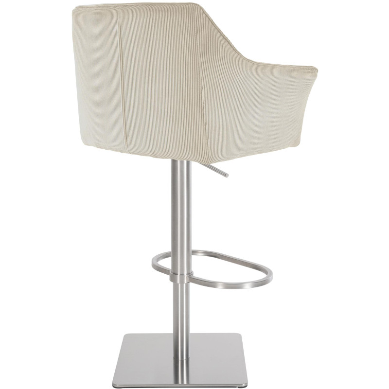 Taburete de bar Damaso E Cord, crema