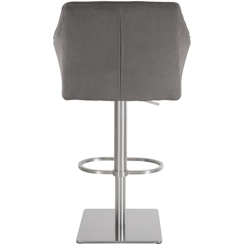 Tabouret de bar Damaso E Cord, taupe