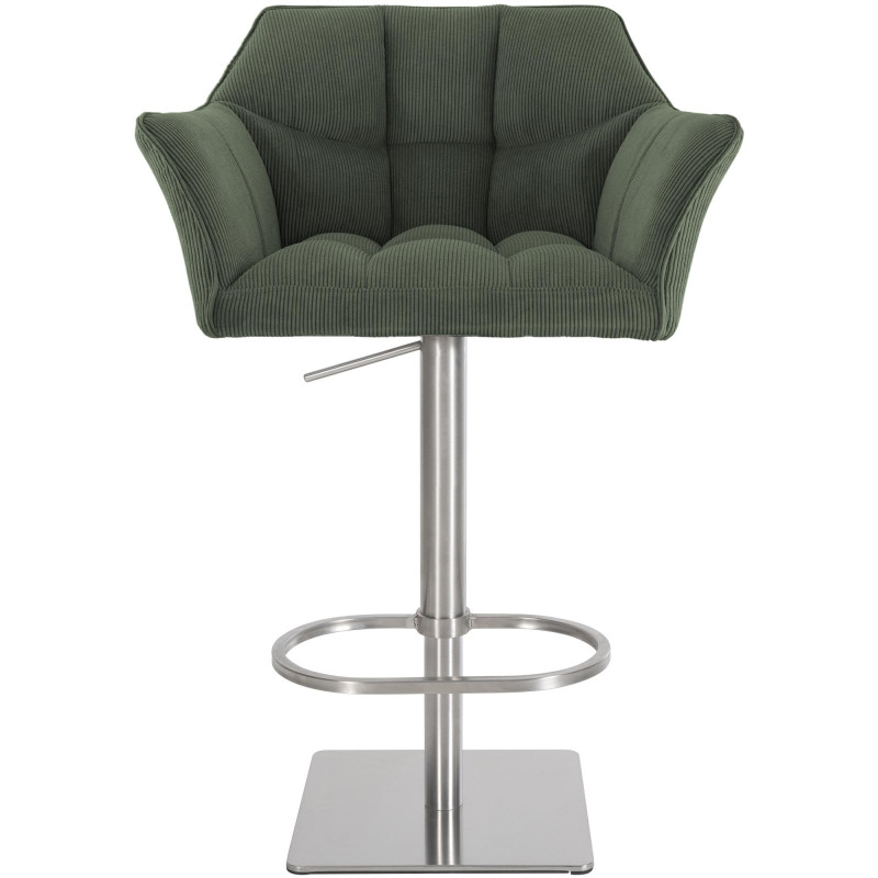 Sgabello da bar verde Damaso E Cord