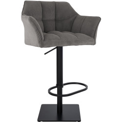 Tabouret de bar Damaso B Cord, taupe