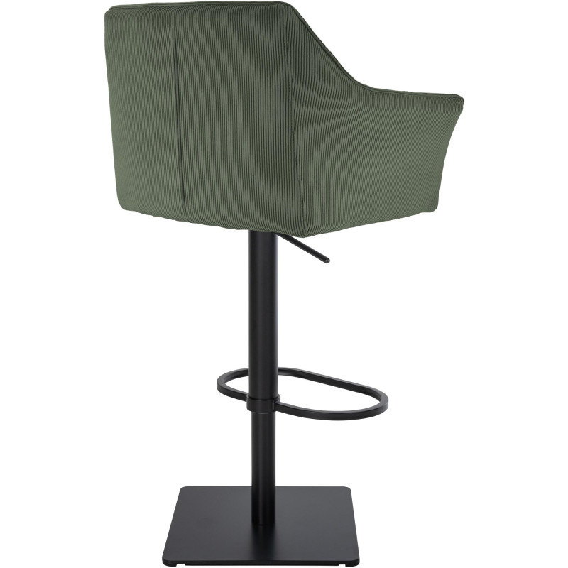 Tabouret de bar vert Damaso B Cord