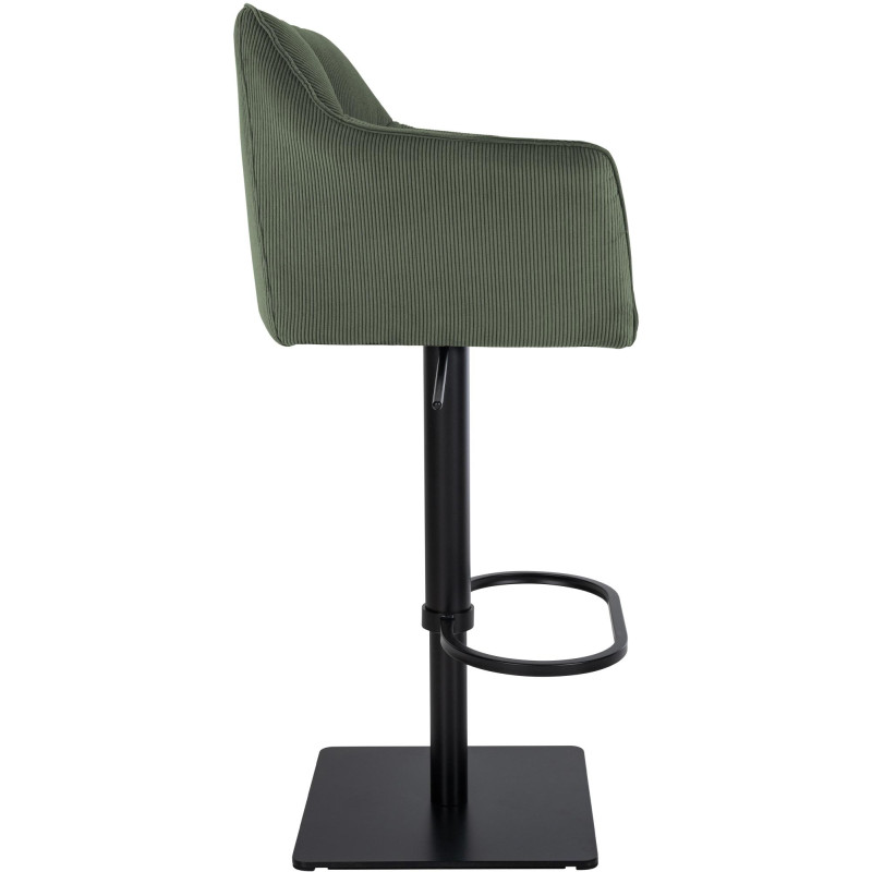 Tabouret de bar vert Damaso B Cord