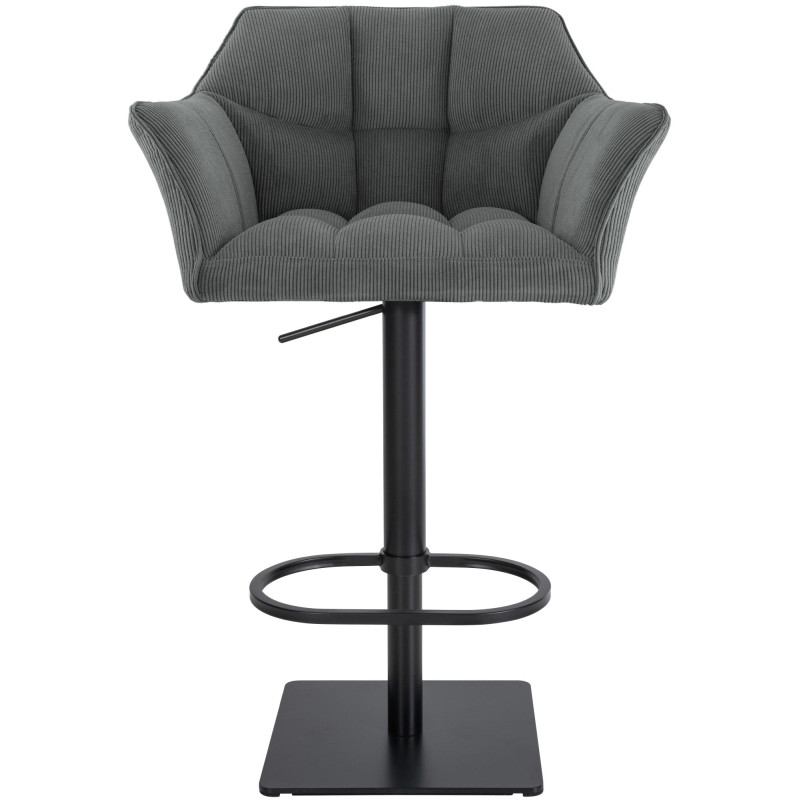 Taburete de bar gris Damaso B Cord